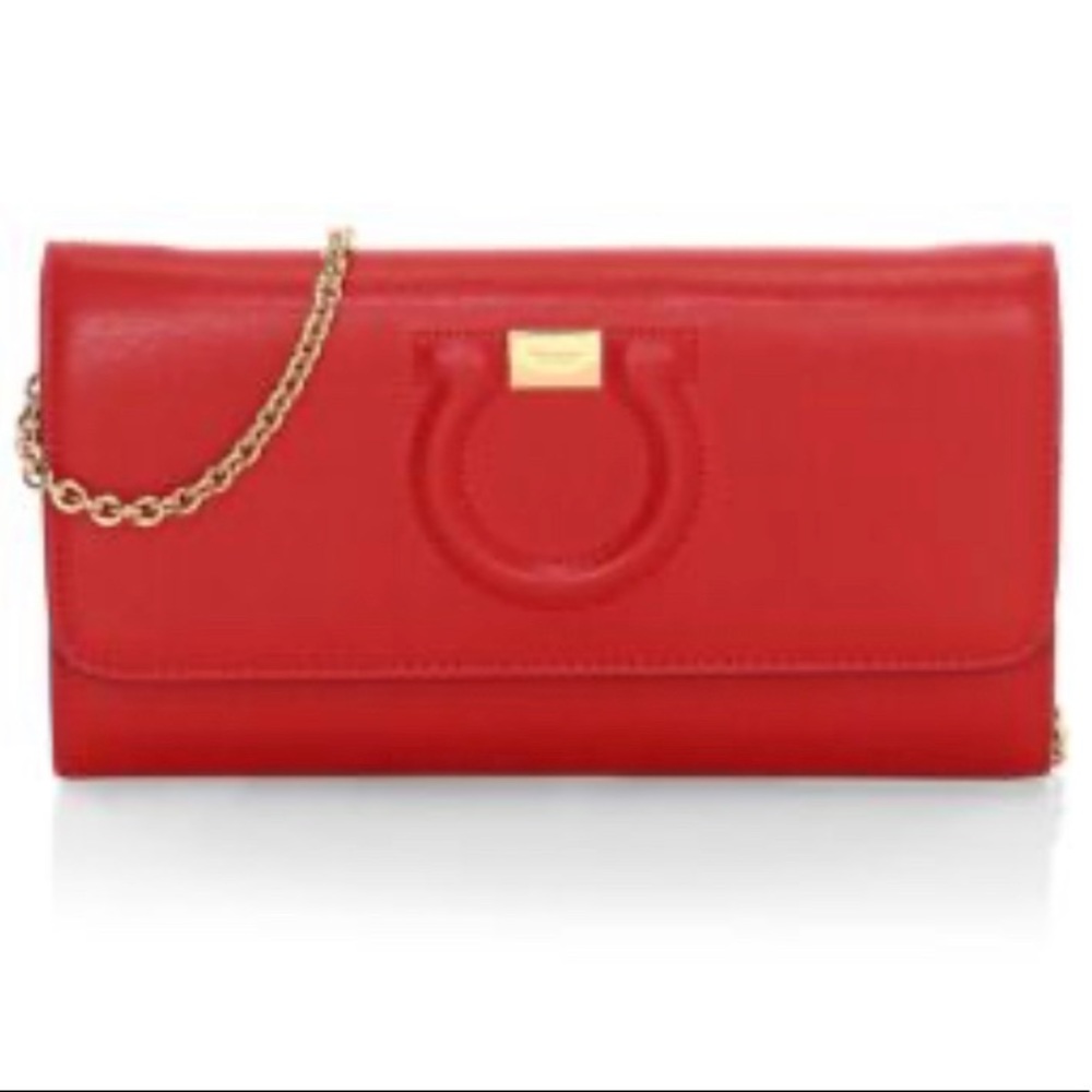 Ferragamo Wallet On a Chain - Brand New w/ Box